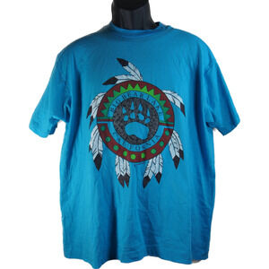 90s VTG Fruit Of The Loom BEST Big Bear Lake Graphic Shirt XL Single Stitch EUC!